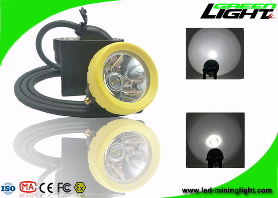 carregador de USB do brilho da luz 10000lux do capacete de mineiros de 1.67W IP68 garantia de 1 ano