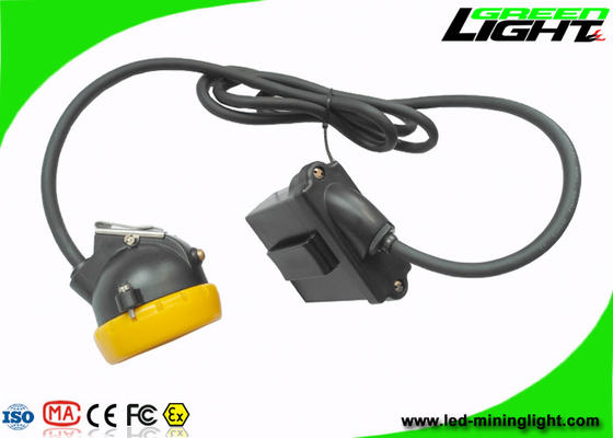 Lâmpada de tampão 10000lux dos mineiros IP68 conduzidos 7.8Ah Li - tampão de Ion Battery With Silicon Button