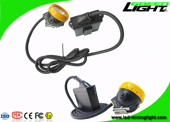 Lâmpada de tampão 10000lux dos mineiros IP68 conduzidos 7.8Ah Li - tampão de Ion Battery With Silicon Button