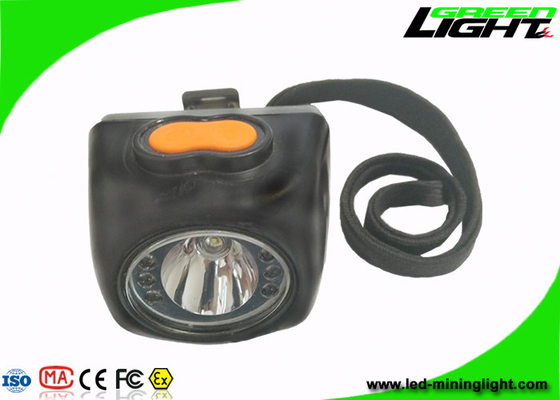Farol de mineração subterrâneo 8000lux IP68 do diodo emissor de luz da tela de Digitas com corda da segurança