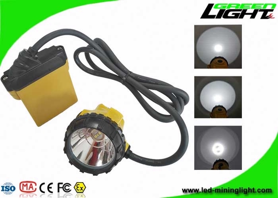 Material de alumínio recarregável brilhante super sem corda do copo da lâmpada de tampão dos mineiros do diodo emissor de luz Ip68