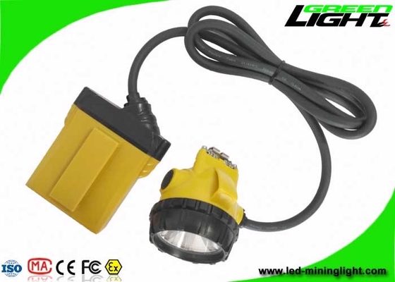 o capacete de segurança de mineração do diodo emissor de luz do Cree 3W ilumina o aviso da baixa potência de 25000 Lux Four Lighting Levels With