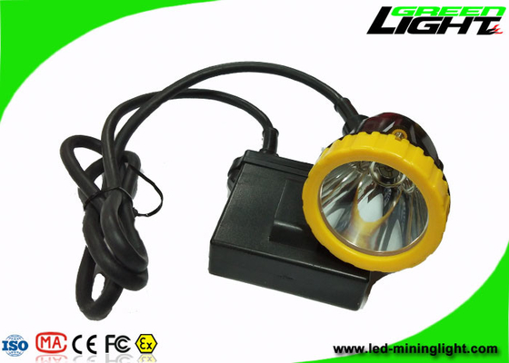 O extração de carvão do capacete de segurança ilumina 3,7 o brilho alto de poder superior de watt IP68 50000lux