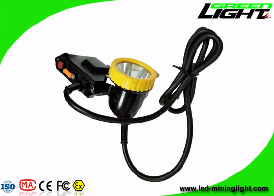O extração de carvão do capacete de segurança ilumina 3,7 o brilho alto de poder superior de watt IP68 50000lux