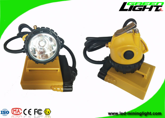 Aviso impermeável da baixa potência 10.4Ah do farol IP68 do capacete de segurança da mineração de GL12-A 25000lux