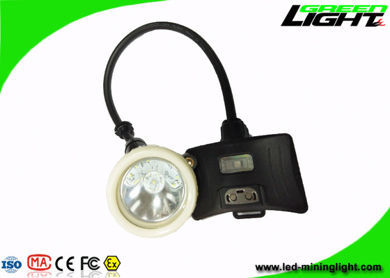 10000 lux IP68 com fio Mining Cap Light 5.2Ah 16hrs Tempo de Trabalho Miner Headlamp Magnetic USB Charging For Mining