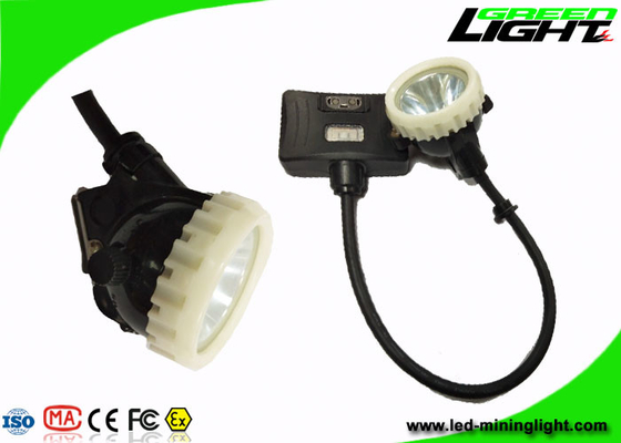 10000 lux IP68 com fio Mining Cap Light 5.2Ah 16hrs Tempo de Trabalho Miner Headlamp Magnetic USB Charging For Mining