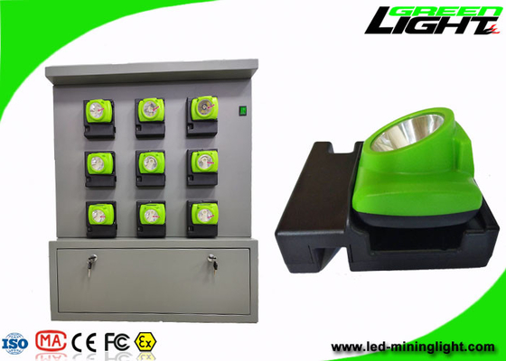 GLC-6 tampão sem corda farol de mineração conduzido 110 V-240 V 18 unidades que carregam a cremalheira