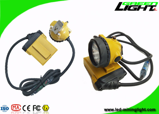 o tampão da mineração da bateria 10.4Ah ilumina o farol de piscamento do cabo do brilho 25000lux