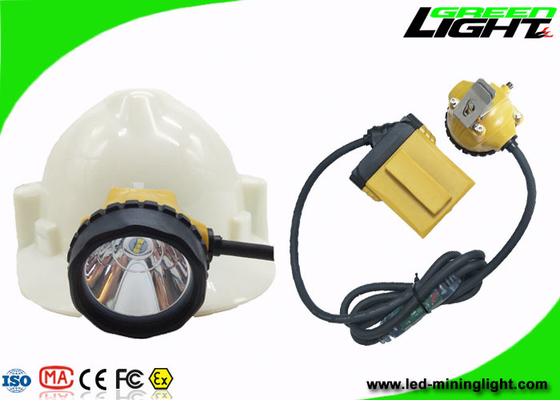 o tampão da mineração da bateria 10.4Ah ilumina o farol de piscamento do cabo do brilho 25000lux