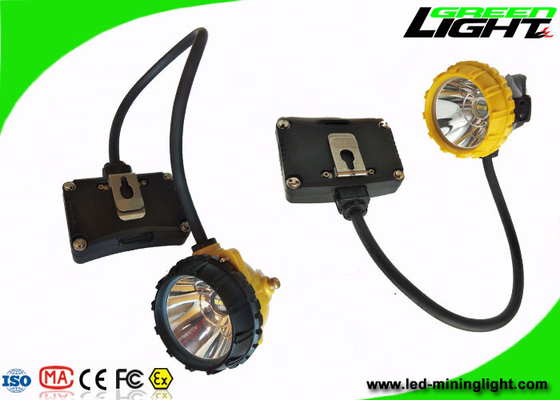 Bateria leve super da lâmpada de tampão 6.8Ah dos mineiros 15000lux com quatro modos de Lighitng