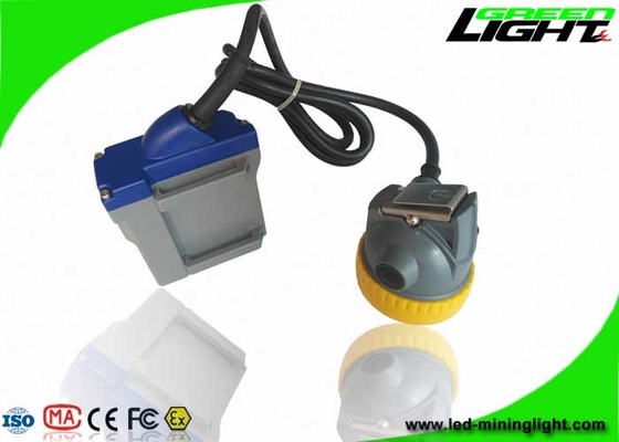 luzes 15000lux do capacete de segurança da mineração da bateria 6.6Ah recarregável com tempo de iluminação 16hours longo