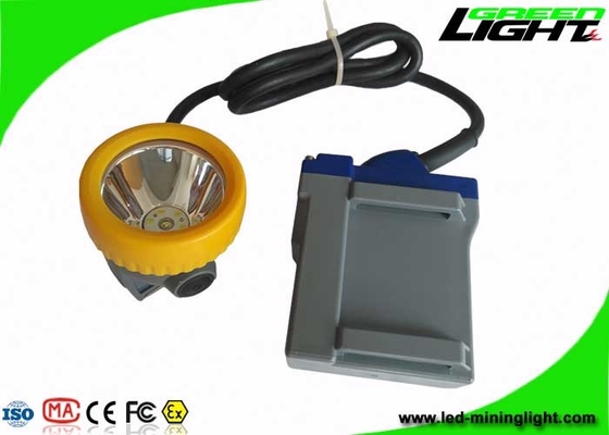Farol leve da bateria 6.6Ah 15000lux recarregável da mineração do diodo emissor de luz da segurança subterrânea
