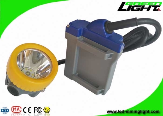 Farol leve da bateria 6.6Ah 15000lux recarregável da mineração do diodo emissor de luz da segurança subterrânea