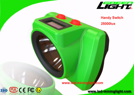 Carregador impermeável Li - Ion Battery de USB do farol do diodo emissor de luz de 25000 Lux Cordless Rechargeable