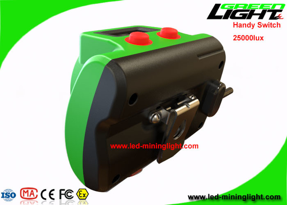 Carregador impermeável Li - Ion Battery de USB do farol do diodo emissor de luz de 25000 Lux Cordless Rechargeable