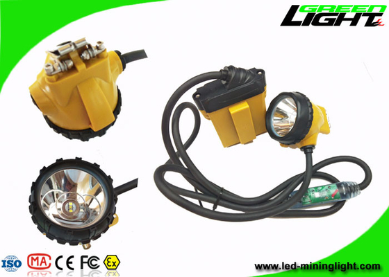 Cor personalizada bateria conduzida impermeável da lâmpada de mineiros 25000lux de carvão IP68 10.4Ah