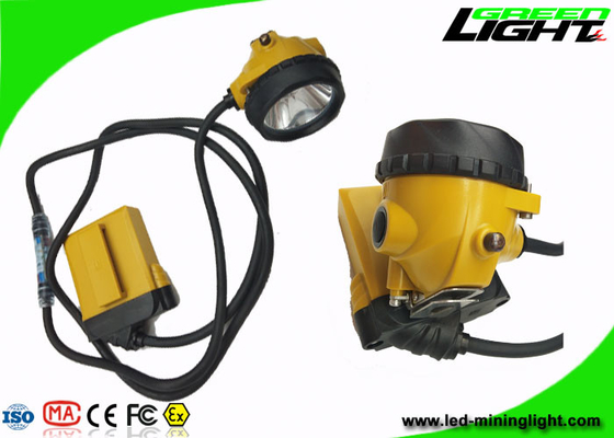 Cor personalizada bateria conduzida impermeável da lâmpada de mineiros 25000lux de carvão IP68 10.4Ah