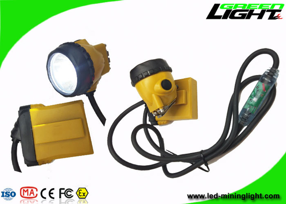 Cor personalizada bateria conduzida impermeável da lâmpada de mineiros 25000lux de carvão IP68 10.4Ah
