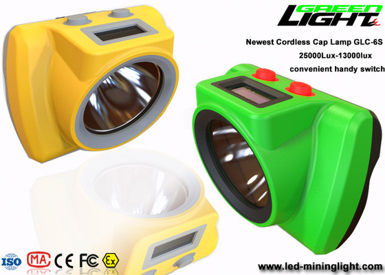 Interruptor acessível ultra brilhante sem fio de mineração do farol do diodo emissor de luz de 18000 Lux Rechargeable