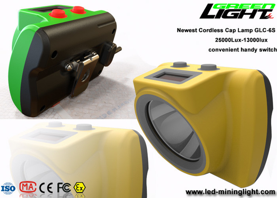 Interruptor acessível ultra brilhante sem fio de mineração do farol do diodo emissor de luz de 18000 Lux Rechargeable