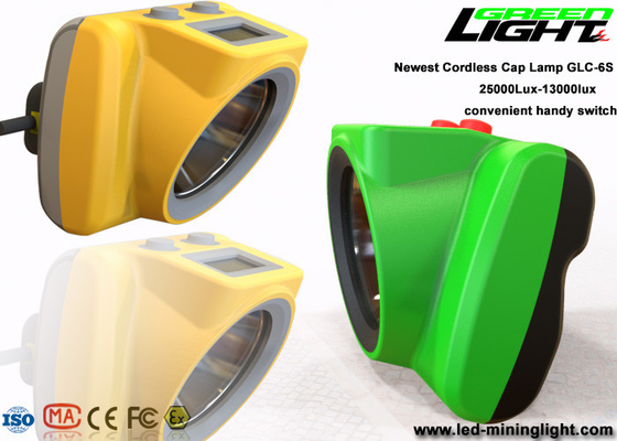 Interruptor acessível ultra brilhante sem fio de mineração do farol do diodo emissor de luz de 18000 Lux Rechargeable