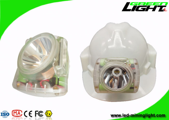 Ciclos 1200 recarregáveis da bateria do ABS do PC de Cap Lamp do mineiro do diodo emissor de luz do Cree 232lum Illuminous