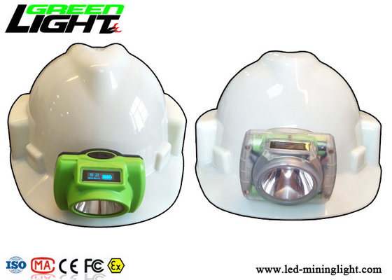 Anti farol explosivo 13000lux do diodo emissor de luz de CREE Rechargeable com visualização ótica de OLED