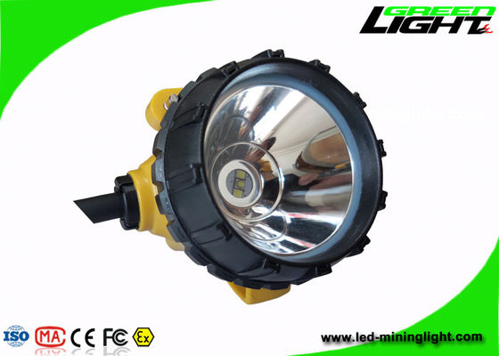 Brilho de mineração sem corda da bateria 15000lux das lâmpadas de tampão 6.8Ah do copo de alumínio Panasonic