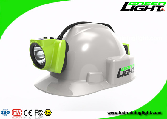 O capacete de segurança recarregável da mineração da bateria de Panasonic ilumina o tempo de trabalho IP68 longo