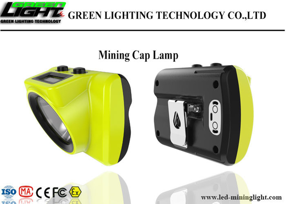 Capacidade da bateria da lâmpada de tampão IP68 dos mineiros do diodo emissor de luz dos capacetes de segurança 6.8Ah com tela de OLED