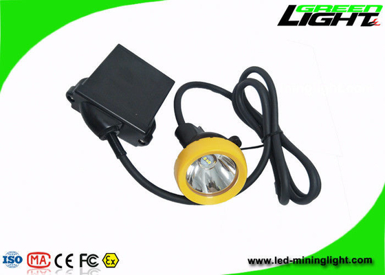 Bateria da mineração 10000lux 6.6Ah de Cree Source Cordless Cap Lamp com botão do silicone