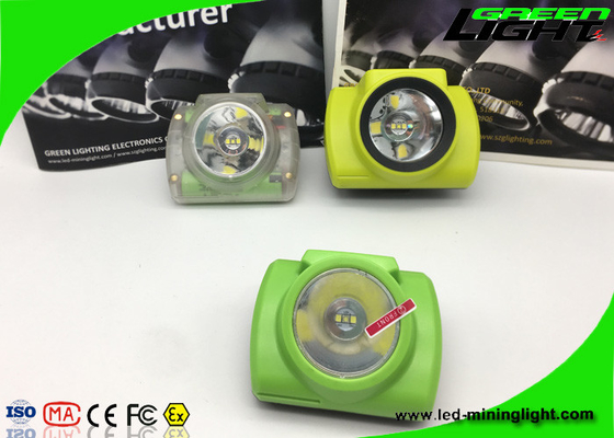 A tela de Oled conduziu a bateria de lítio 6.8Ah das luzes do capacete de segurança da mineração do farol 18000lux