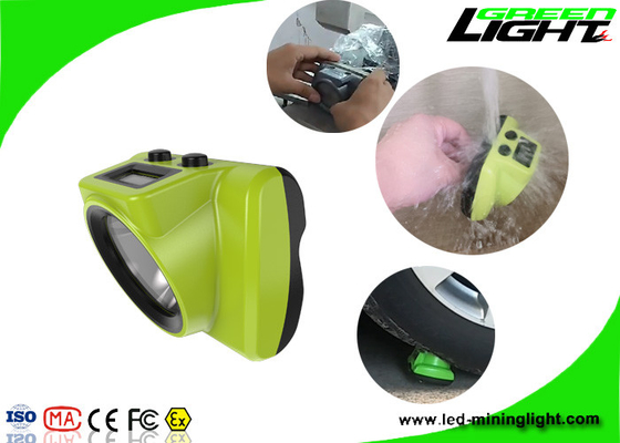 O capacete de segurança subterrâneo impermeável ilumina o brilho 13000lux com cabo de carregamento do Usb