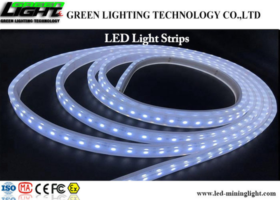 luzes de tira 24V conduzidas brilhantes super RGB SMD 5050 com conectores impermeáveis