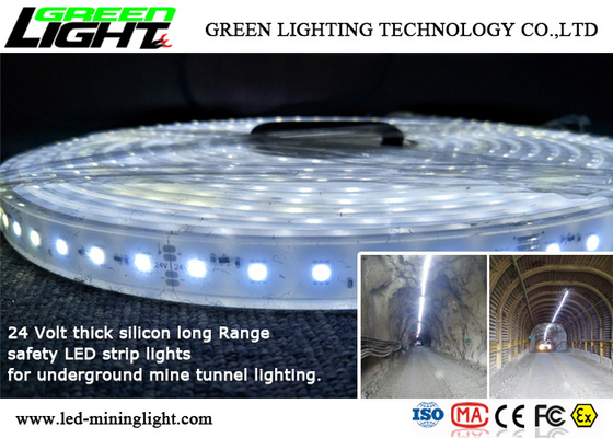 Luzes de tira flexíveis materiais do diodo emissor de luz do gel de silicone para o túnel da mineração subterrânea