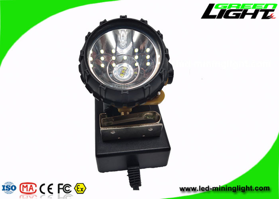 PC 3.7V material do ABS do brilho alto 15000lux das luzes do tampão da mineração subterrânea