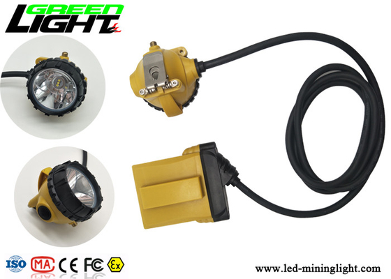 Farol portátil do diodo emissor de luz de 25000 Lux Rechargeable, lâmpada de tampão 10.4Ah de mineração amarrado IP68