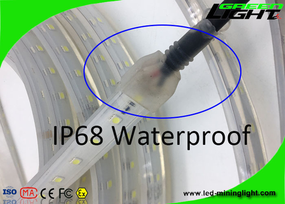Luzes de tira flexíveis materiais SMD do diodo emissor de luz 12v de Sillicone 5050 IP68 50/60 de hertz impermeável