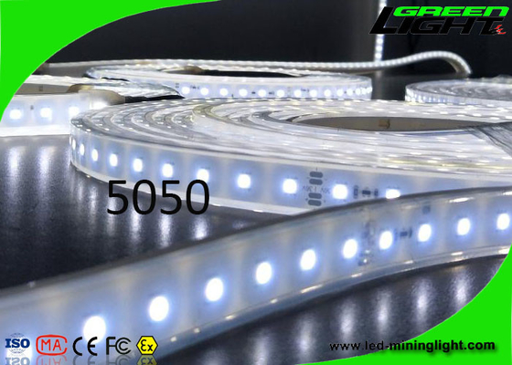 Luzes de tira flexíveis materiais SMD do diodo emissor de luz 12v de Sillicone 5050 IP68 50/60 de hertz impermeável