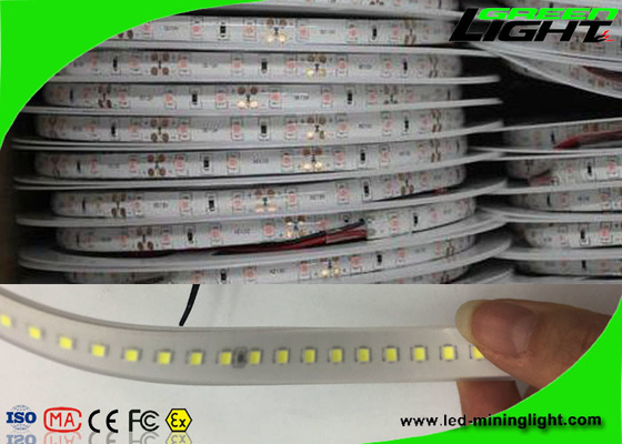 5050 fogo branco brilhante flexível conduzido impermeável das luzes de tira de Smd 24v - resistente