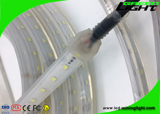 5050 fogo branco brilhante flexível conduzido impermeável das luzes de tira de Smd 24v - resistente