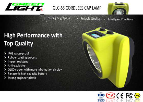 Luz 13000lux IP68 impermeável do farol de Li - de Ion Battery Cree Led Rechargeable