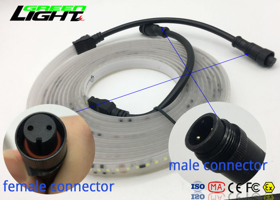 Uma baixa tensão de 5050 SMD conduziu C.A. IP68 24V-36V impermeável da luz de tira para a iluminação da mineração