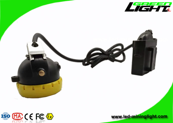 Bateria leve industrial da lâmpada de tampão 10000lux dos mineiros do diodo emissor de luz 7.8Ah com o tampão do botão do silicone