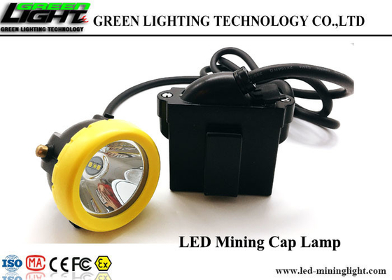 Lâmpada de tampão de 10000 mineiros do diodo emissor de luz de Lux Corded, mineiro de carvão impermeável Hard Hat Light IP68