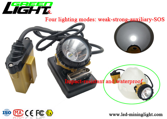 lâmpada de mineração conduzida tampão do fio de 25000lux Afety, luz de piscamento clara do tampão da alta intensidade