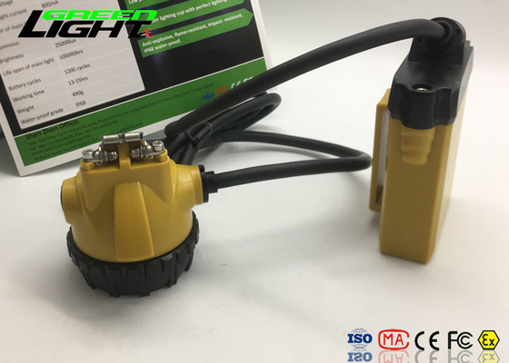 material de alumínio conduzido brilhante super do copo do farol do carregador 2A para o mineiro/caça