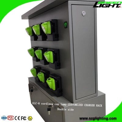 110V-240V Cree Led Headlamp Rechargeable Rack 30 unidades com cacifos privados