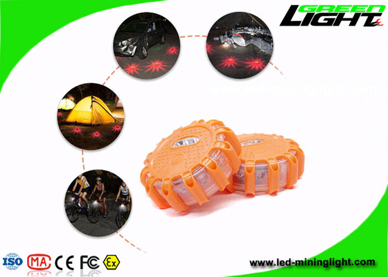 Disco magnético recarregável da emergência da estrada do gancho de USB do carro da luz de advertência do diodo emissor de luz do perigo do veículo